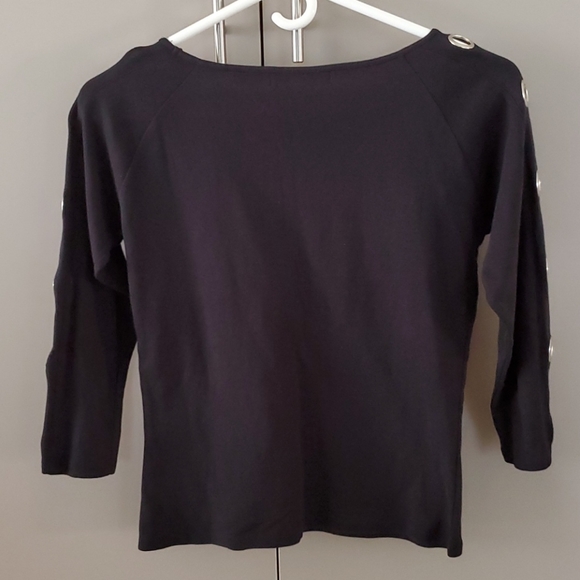 August Silk black with silver cut outs top - Picture 4 of 4